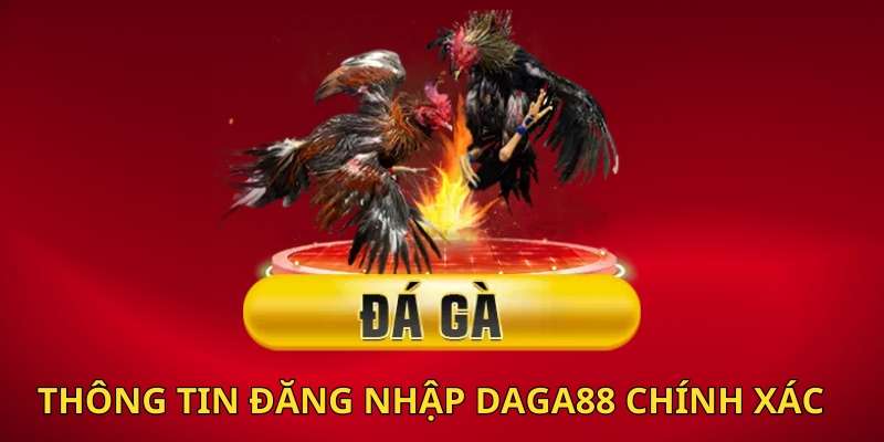 Thông tin đăng nhập Daga88 phải chính xác